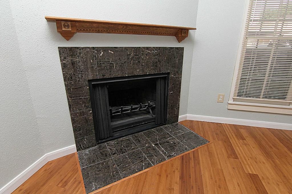 Working fireplace