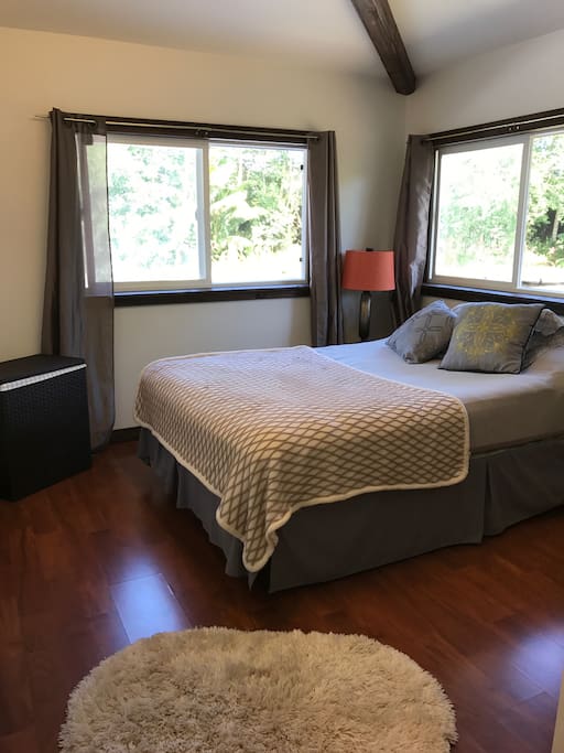 Comfortable home away from home. With lush rainforest views.