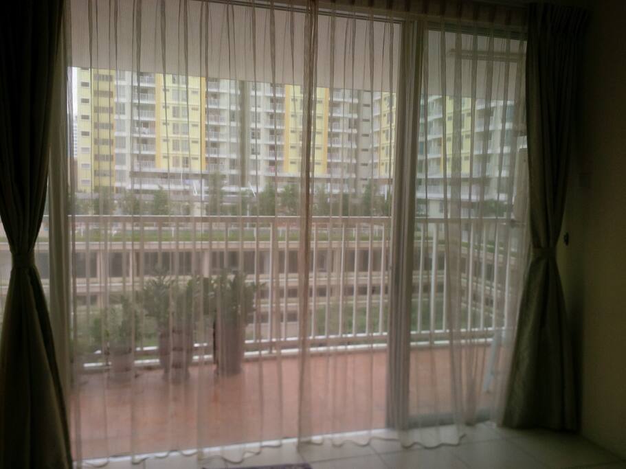 Wide balcony