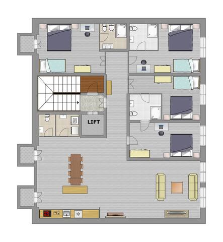 Glamour Excellent F 4-Bedrooms, 4-Bathrooms gallery image 2