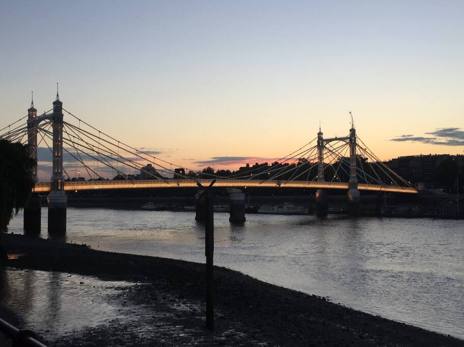 Battersea Park (5 min by walking from the flat)