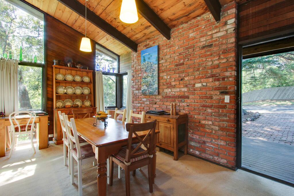 Character filled dining room
