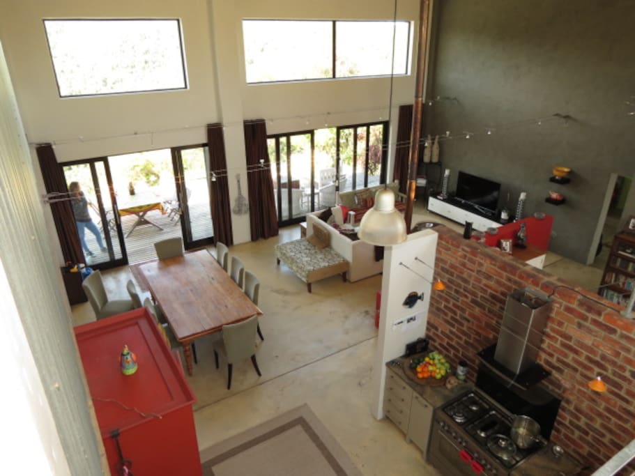 Shared Living and Kitchen Area