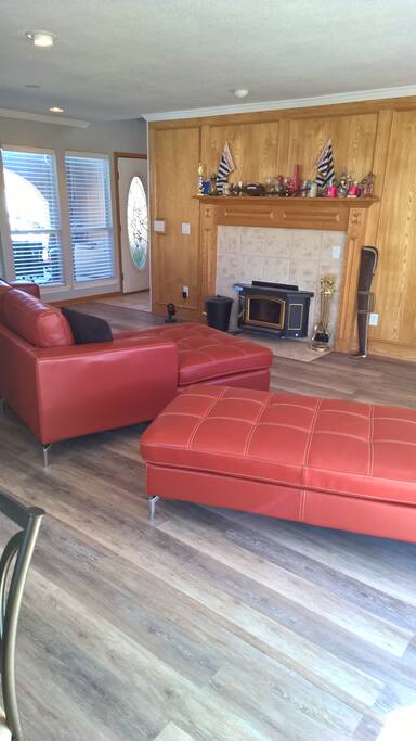 living room fireplace