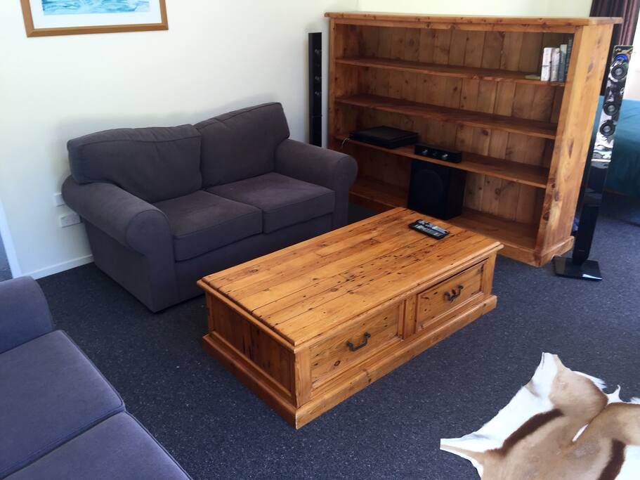 Lounge. Open plan area has A/C. All windows are double glazed