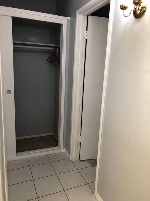 Closet space