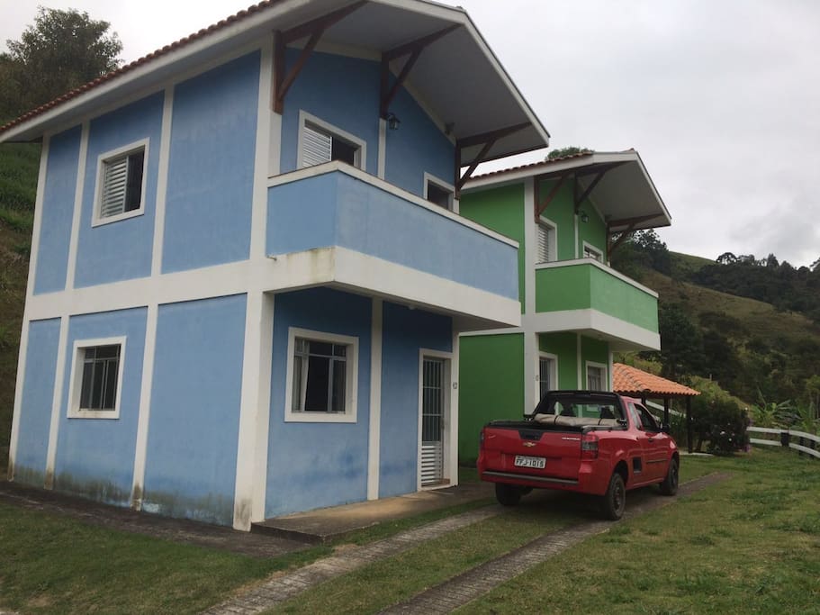 Fachada Chalé 12- Azul