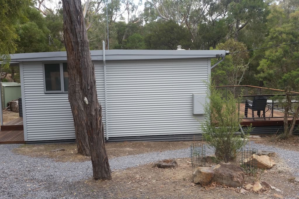 Cottage as seen from car parking area