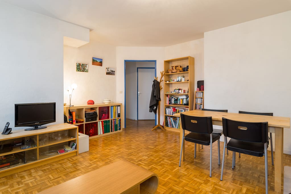 Séjour depuis le canapé, Living room from the couch