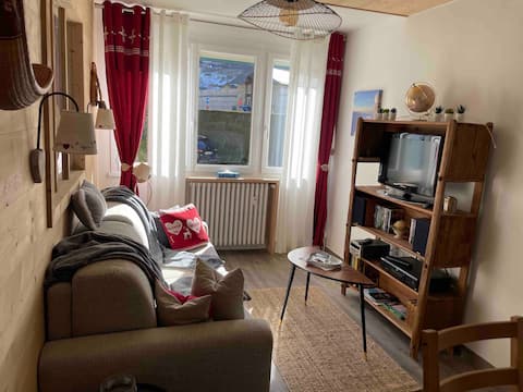 Airbnb performant: Large cozy studio, Chalet atmosphere à Saint Lary Soulan