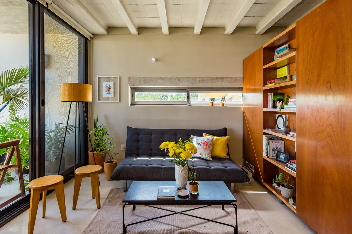 Lounge in the Hammock of a Designer Apartment