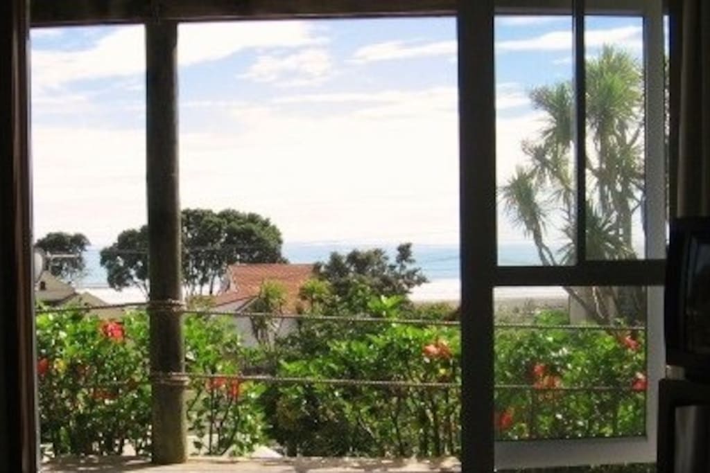 What you can see from the living room.