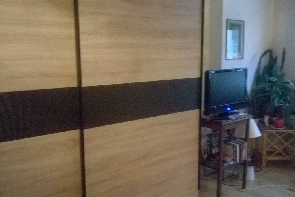 The cabinet for your clothes...