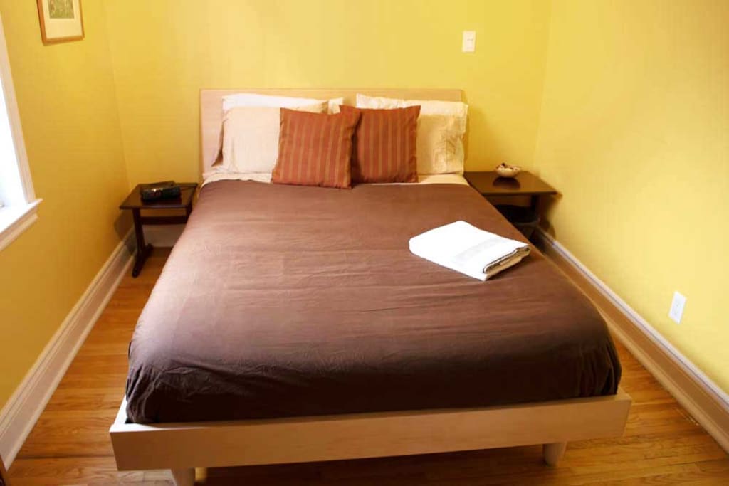Bedroom: Very comfortable double bed