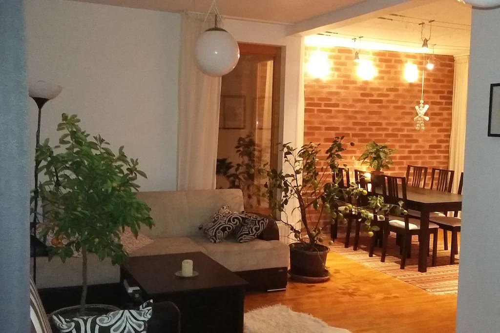 living and dining room