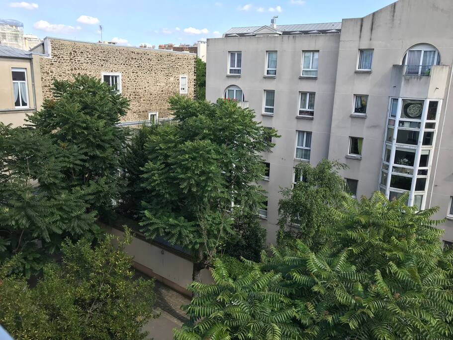 Vue depuis les fenêtres