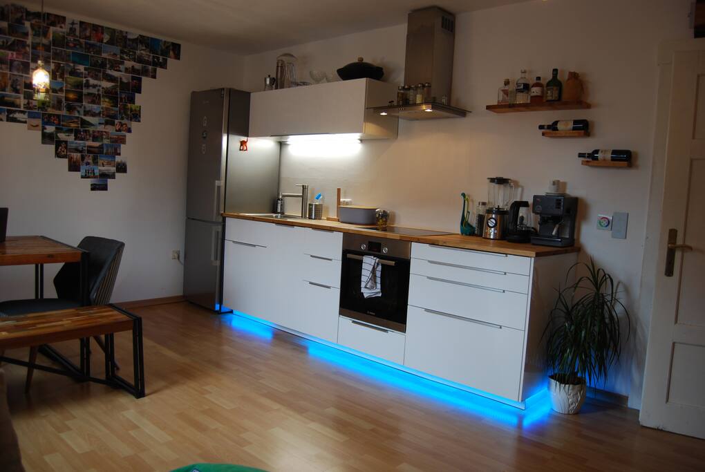 Kochzeile blau