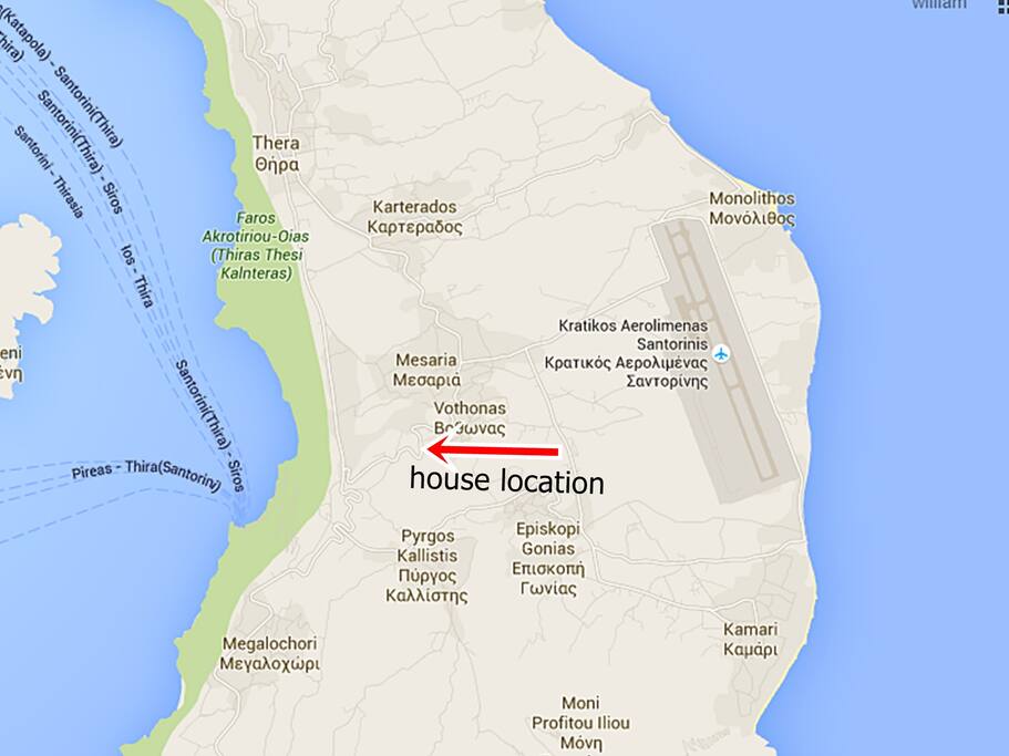 location of village