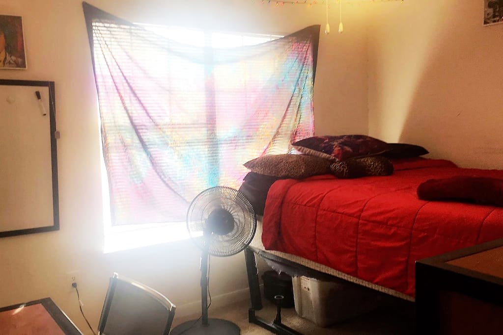 View of my bedroom from the entry