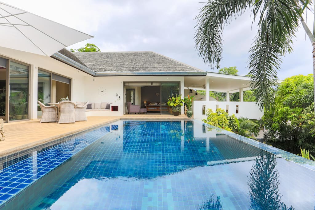 Large private pool