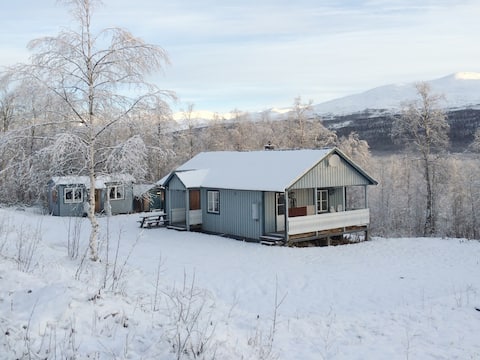 Cozy cabin in the mountains