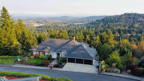 House with beautiful views.