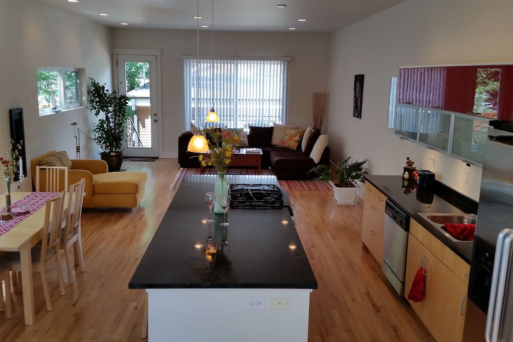 Main living area is great for hanging out and entertaining