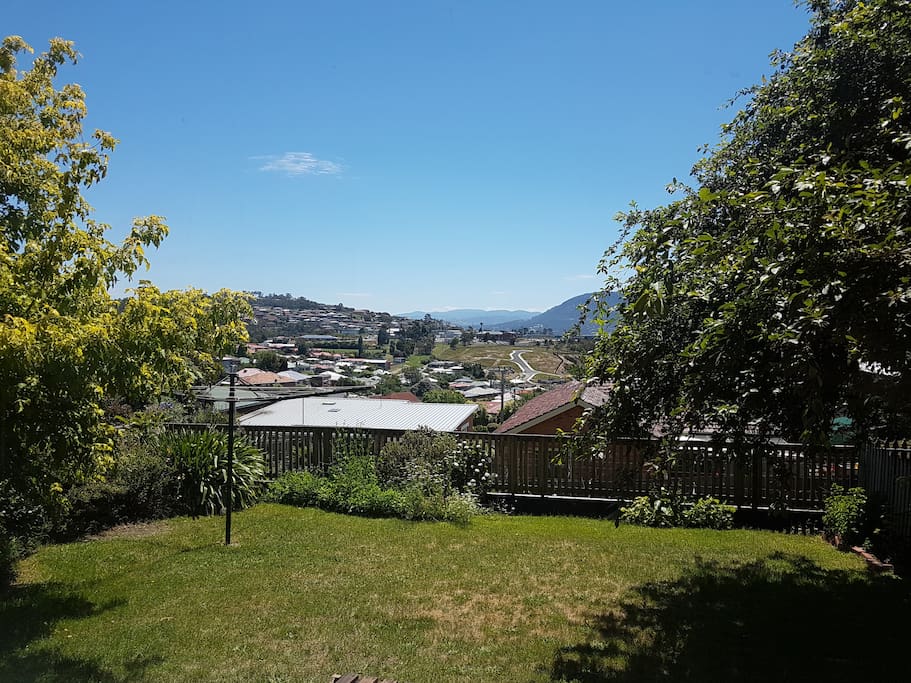 View from kitchen