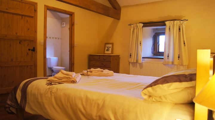 غرفة نوم رئيسية مع حمام داخلي 