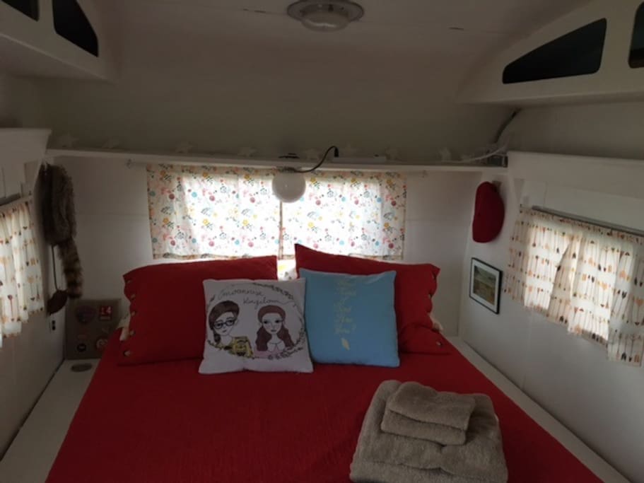 comfy double bed