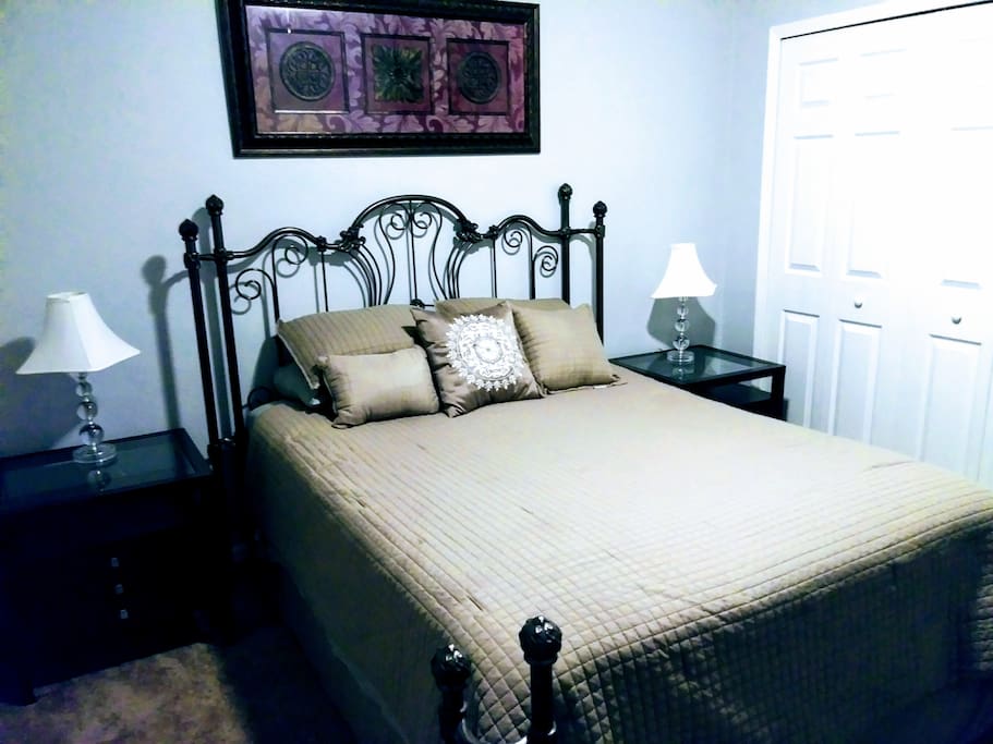 Enjoy a peaceful stay in a comfortable, clean secluded room.