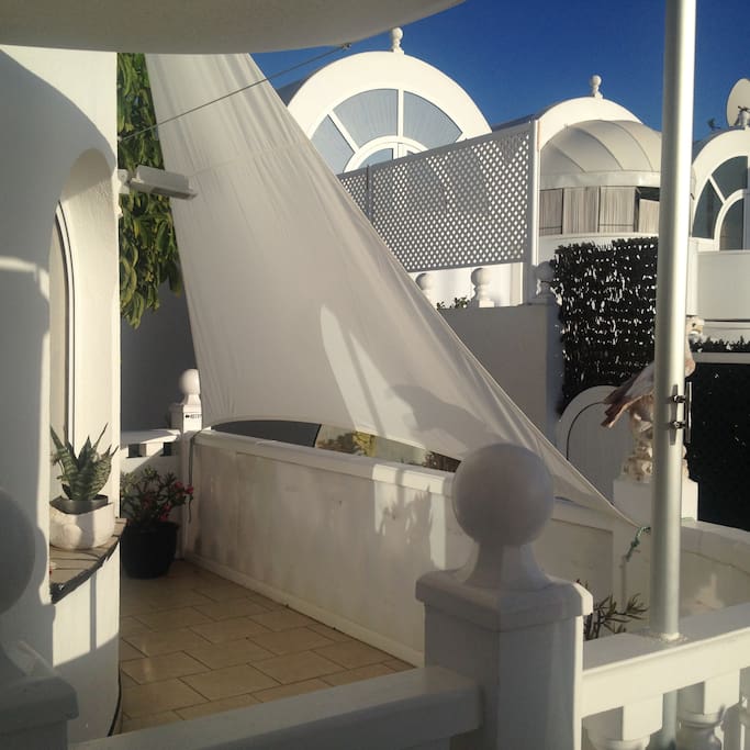 TERRACE WITH SEA VIEW AND SUNSET