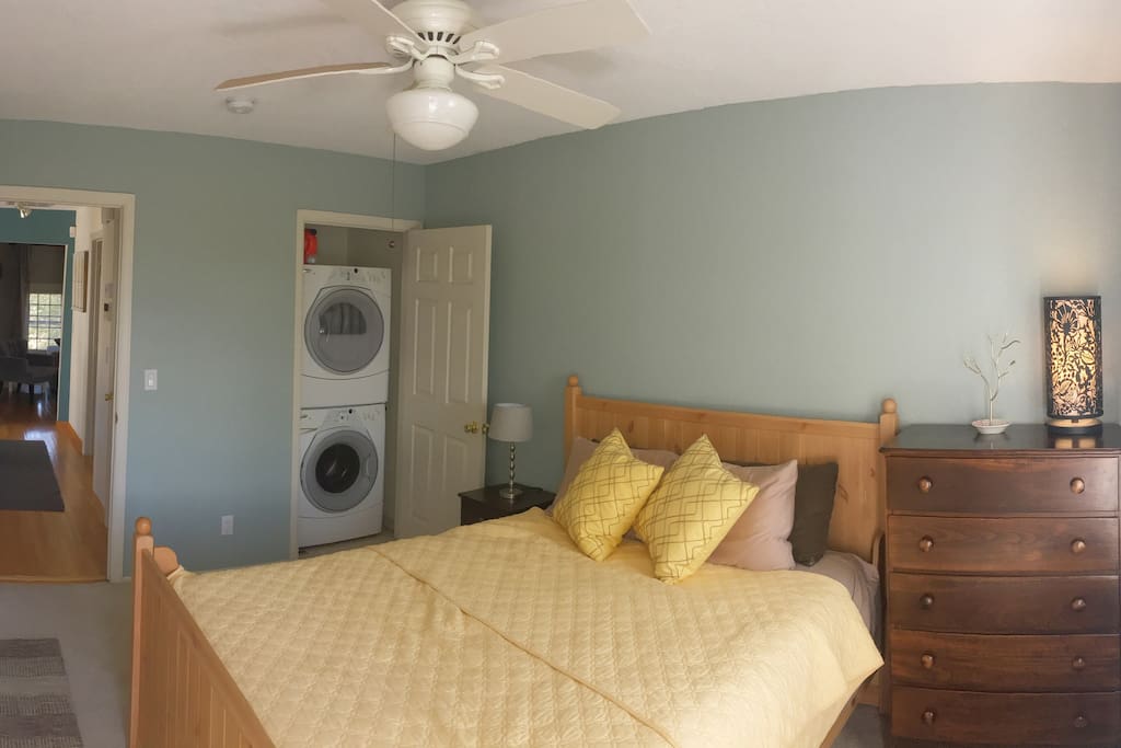 Private Bedroom with laundry