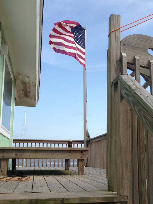West side deck
