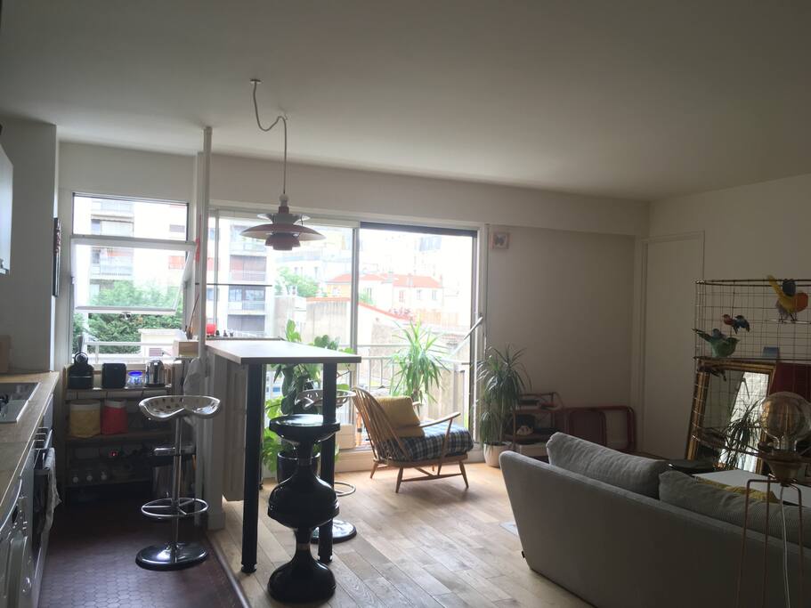 Appartement très calme, du côté jardin donc aucun bruit de voitures