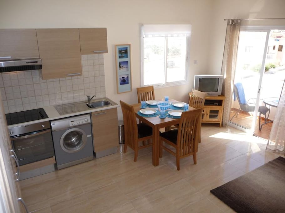 Fully equipped self catering kitchen
