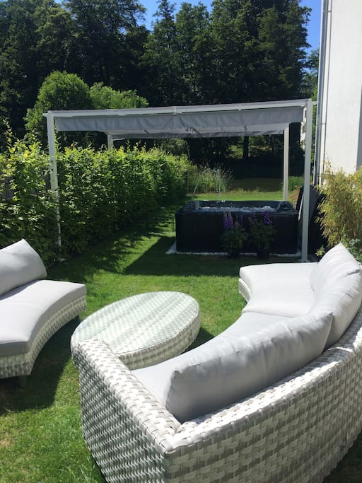 Garden in summer