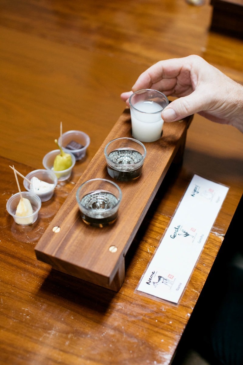 sake tasting