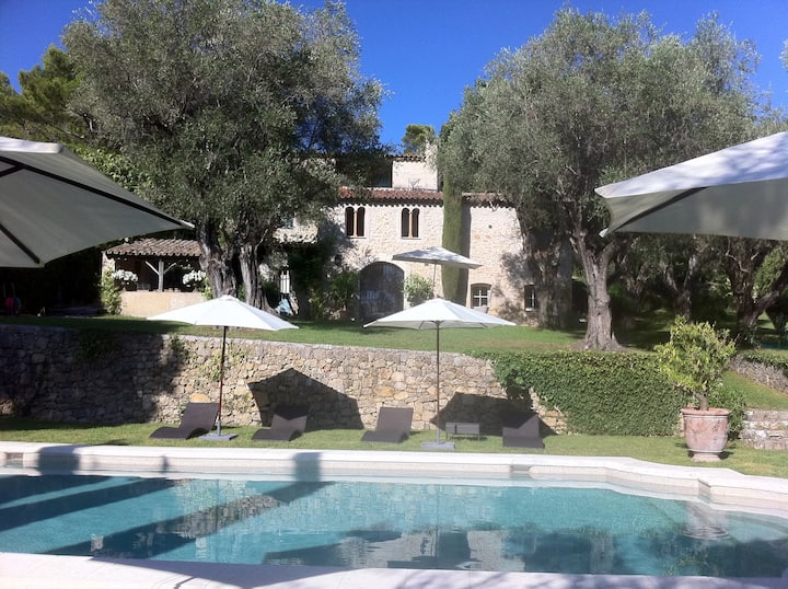 Authentic Old Provençal "Mas" Restored With Style And Charm In The Heart Of A Wonderfull Shaded Garden. - French Riviera
