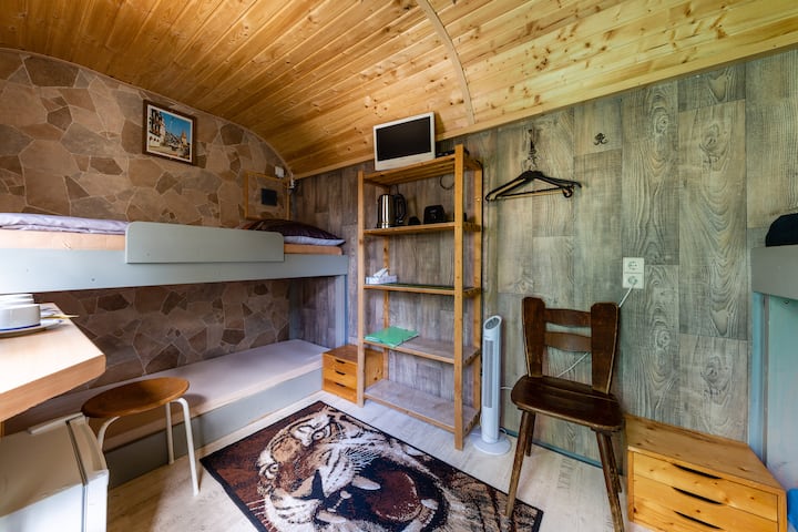 Schlafen Im Bauwagen - Romantic Wooden Caravan - - Schwarzwald