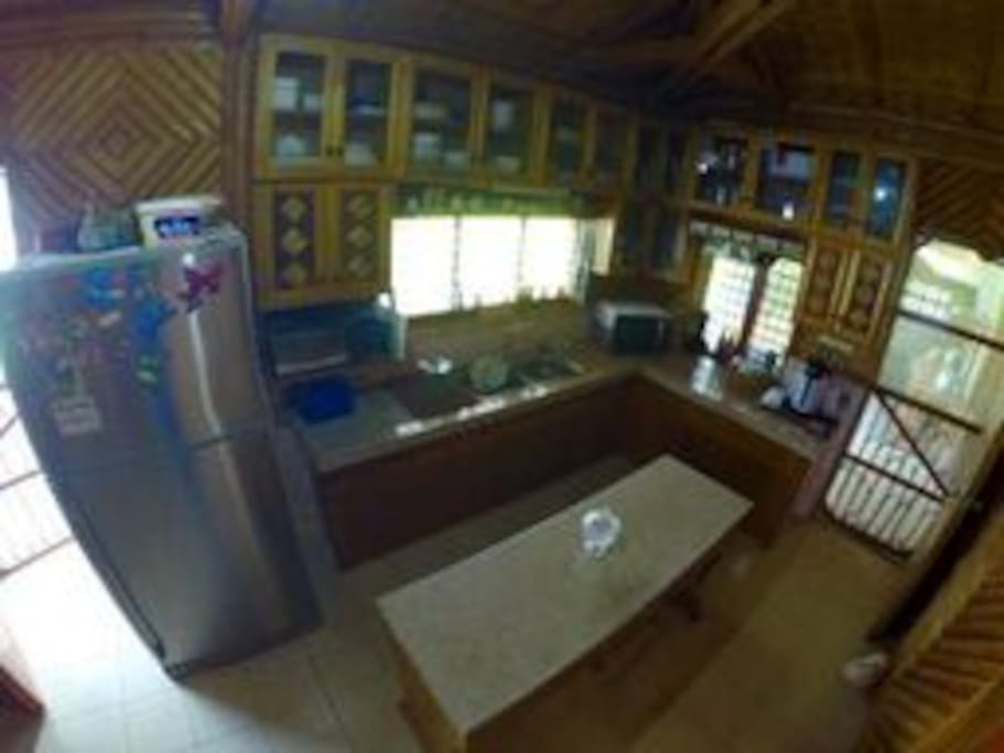 indoor kitchen in Ocean Front house