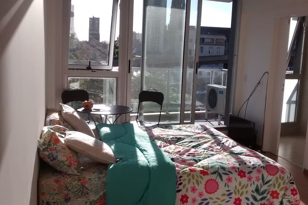 vista desde la entrada del apartamento !