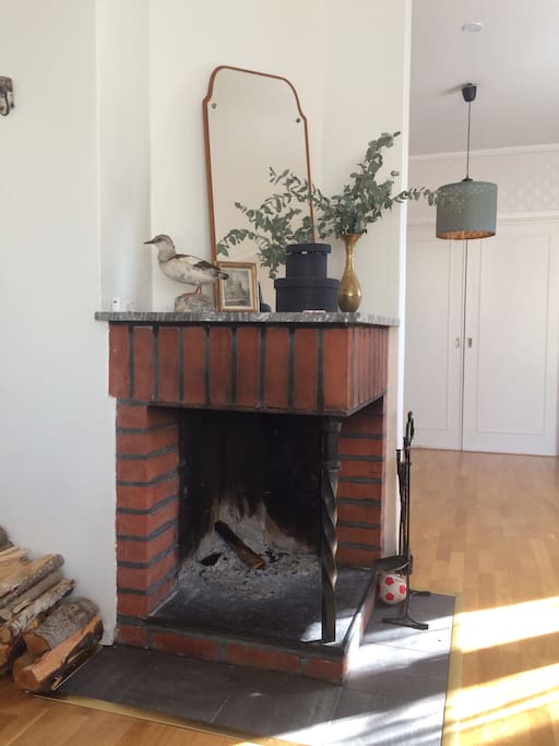 Working fireplace for extra cozy factor.