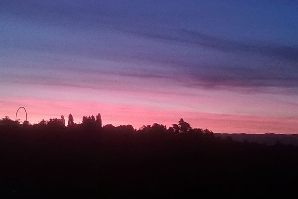 Night skyline.