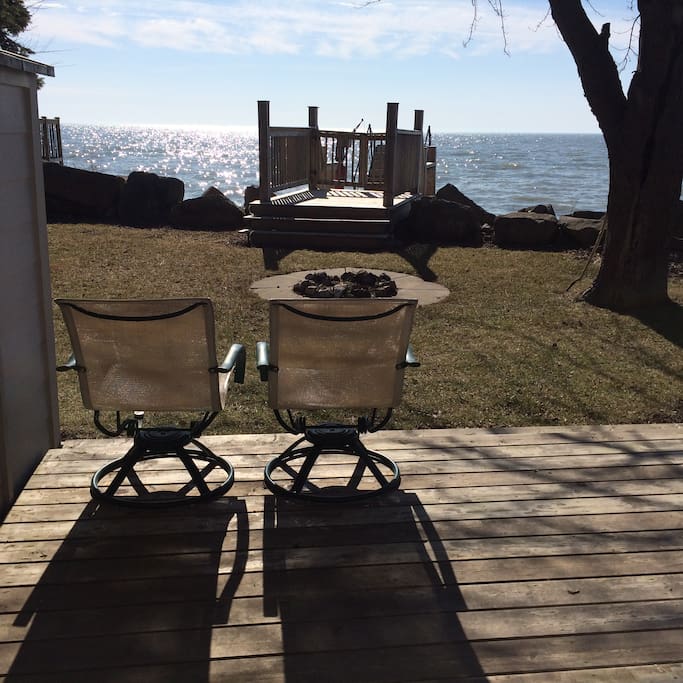 View from the back patio