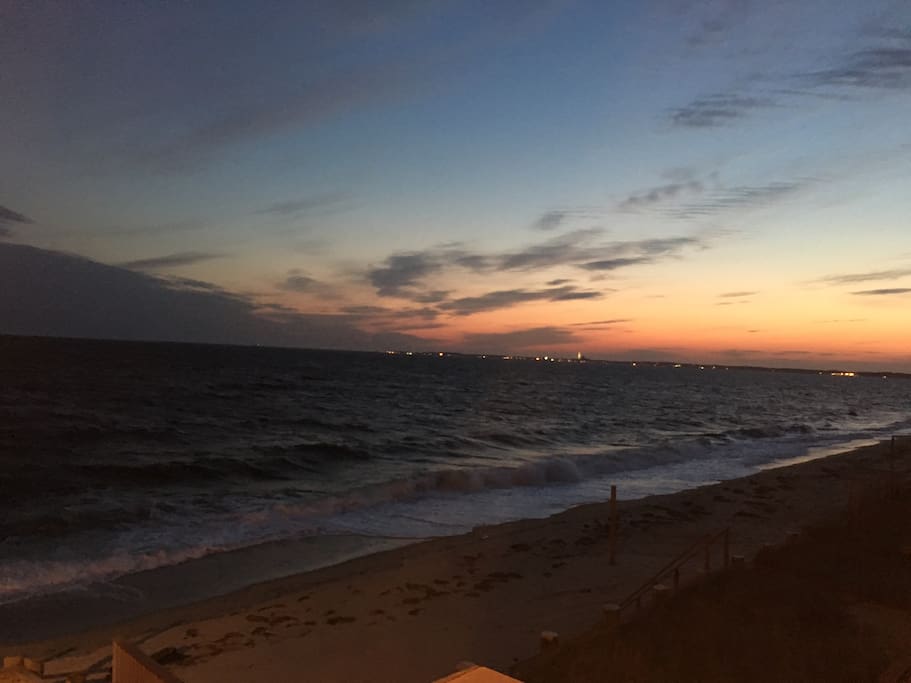 Beautiful sunset overlooking Provincetown