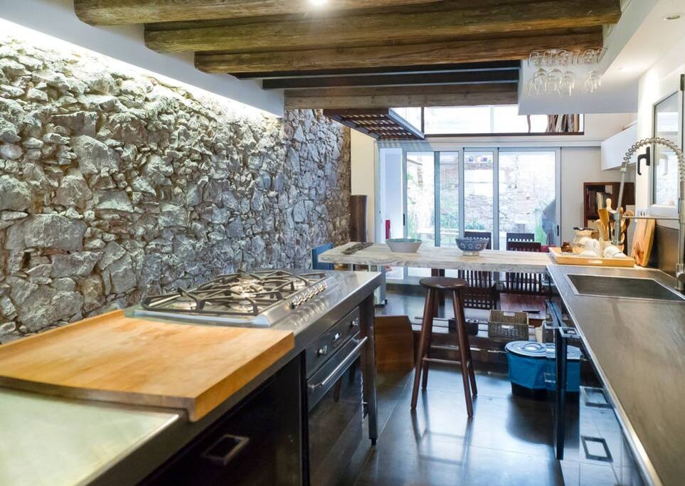 Vista des de la cocina al patio