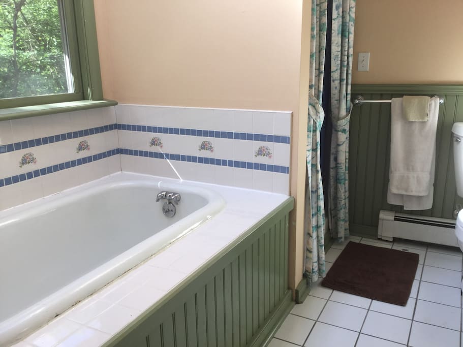 Shower and tub