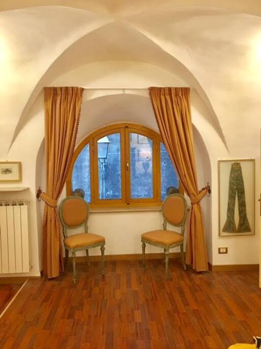 la finestra sulla Cappella bizantina