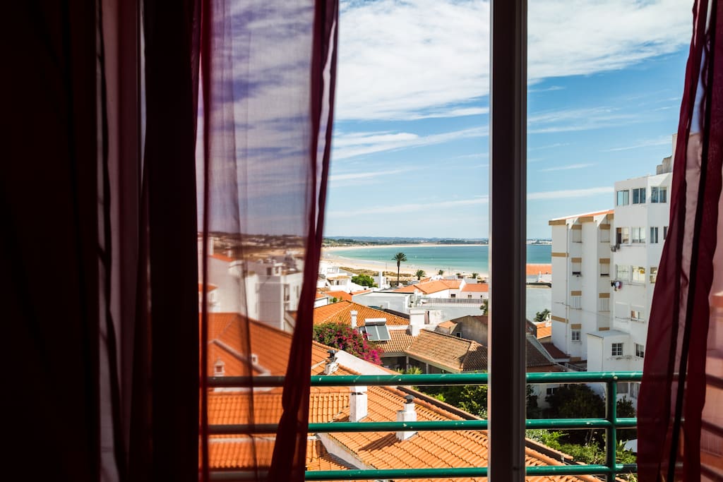 The bedroom got the views